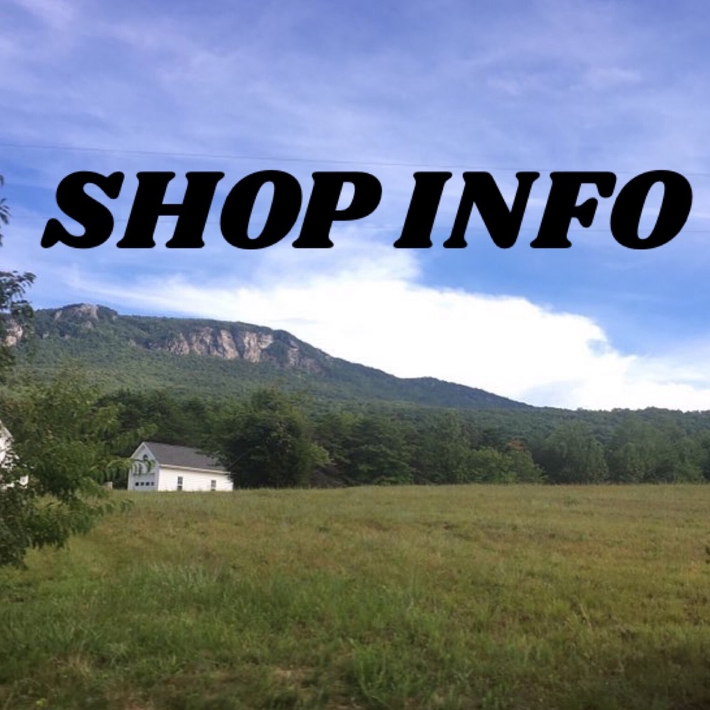 Shop Info & Policies !